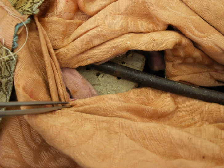 Particolare della struttura interna